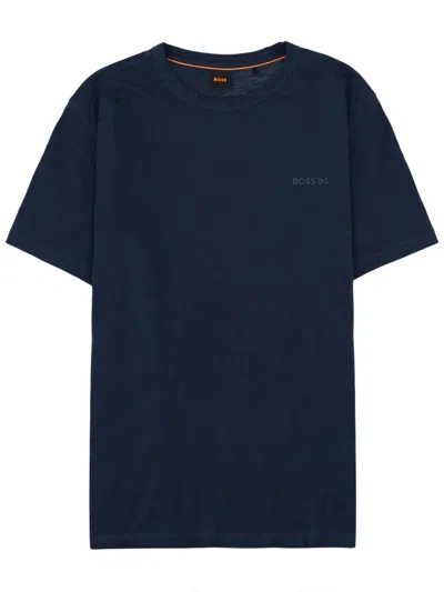 Hugo Boss Boss Men T-shirt With Logo In Multi
