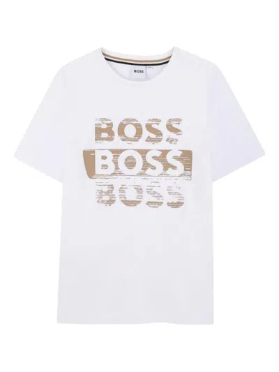 Hugo Boss Boss T-shirt With Logo In White