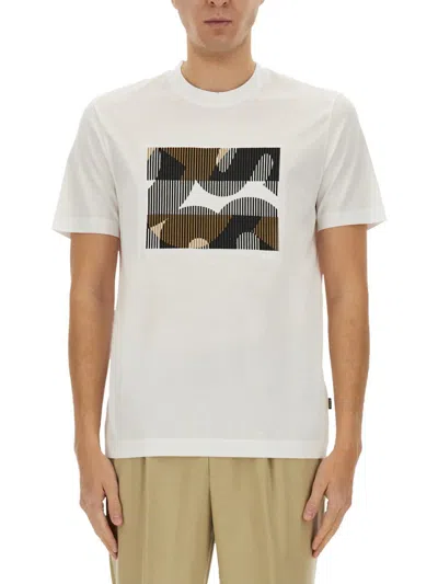 Hugo Boss Boss T-shirt With Print In White