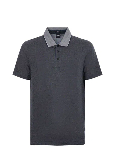 Hugo Boss Boss  T-shirts And Polos In Blue