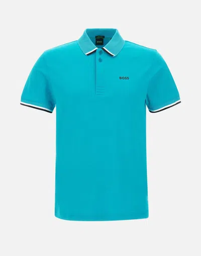 Hugo Boss Boss T-shirts And Polos In Blue