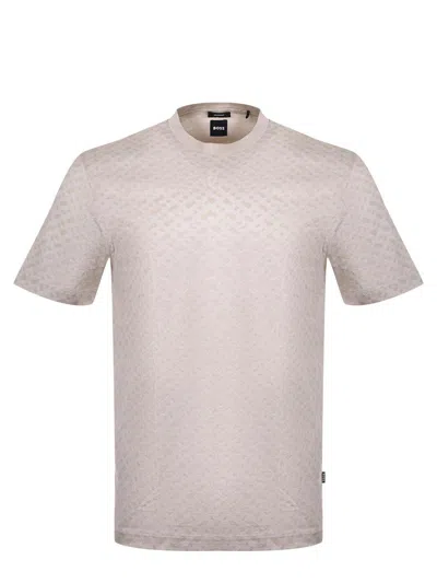 Hugo Boss Boss  T-shirts And Polos In Beige