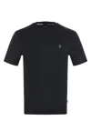 Hugo Boss Boss Taut 1 Logo T Shirt Navy In Black