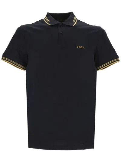 Hugo Boss Boss T-shirts And Polos In Blue