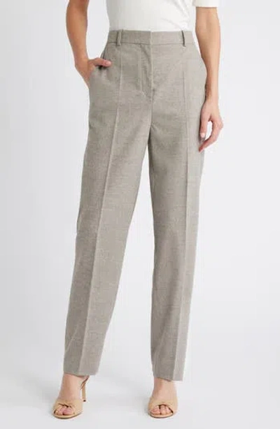 HUGO BOSS BOSS TABITHA WOOL BLEND STRAIGHT LEG PANTS