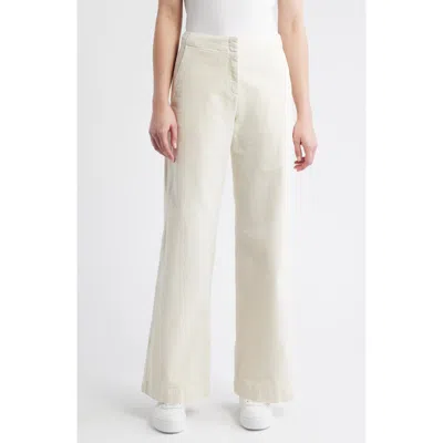 Hugo Boss Boss Tahilone Stretch Cotton Pants In White