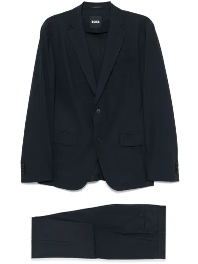 Hugo Boss Boss Tailored Navy Suit In Blue