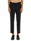 Hugo Boss Boss Tailored Slim Fit Pants With Subtle Crease In Black