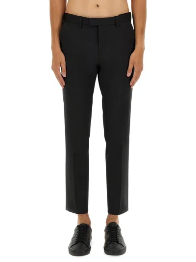 HUGO BOSS BOSS TAILORED SLIM FIT PANTS WITH SUBTLE CREASE