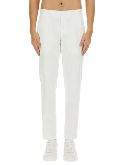 Hugo Boss Boss Regular Fit Pants In White