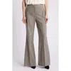 Hugo Boss Regular-fit Trousers In Striped Stretch Cloth In Melange Shadow Stripe