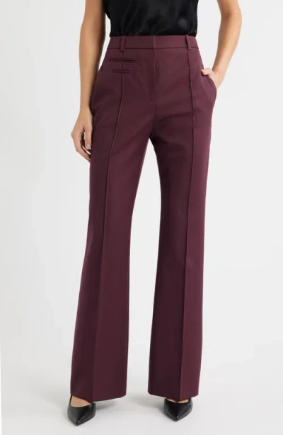 HUGO BOSS BOSS TALMIA VIRGIN WOOL FLARE PANTS