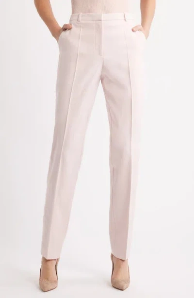 Hugo Boss Boss Tanya Straight Leg Pants In Crystal Melange