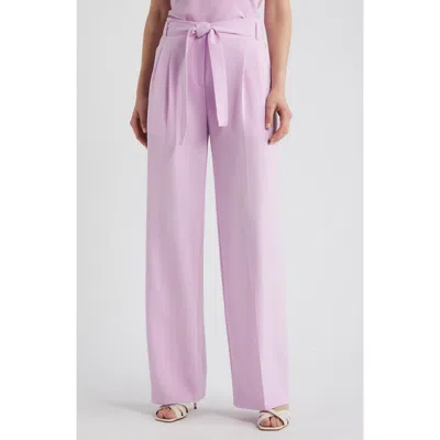 Hugo Boss Boss Tapiana Straight Leg Pants In Purple