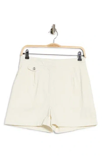 Hugo Boss Boss Taschi Pleated Shorts In White