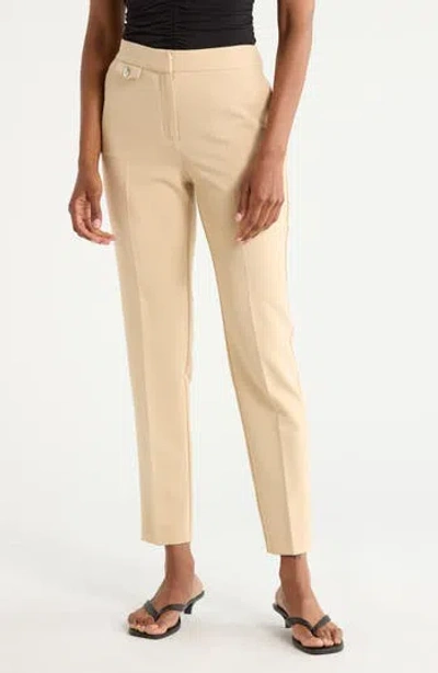 Hugo Boss Boss Taschina Pants In Brown