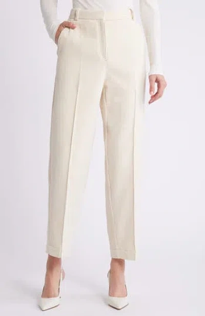 HUGO BOSS BOSS TATEPA TEXTURED STRIPE STRAIGHT LEG PANTS