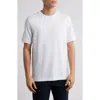 Hugo Boss Boss Taut Solid Cotton Blend T-shirt In White