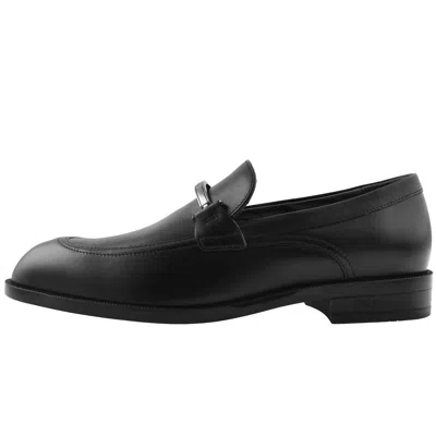 Hugo Boss Boss Tayil Leather Loafers Black
