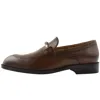Hugo Boss Boss Tayil Leather Loafers Brown