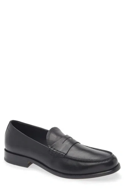 Hugo Boss Boss Tayil Penny Loafer In Black