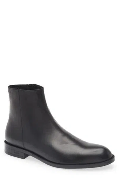 Hugo Boss Boss Tayil Side Zip Boot In Black