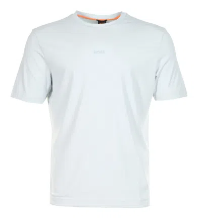 Hugo Boss Boss Tchup T Shirt 053 Light Pastel Grey In Blue