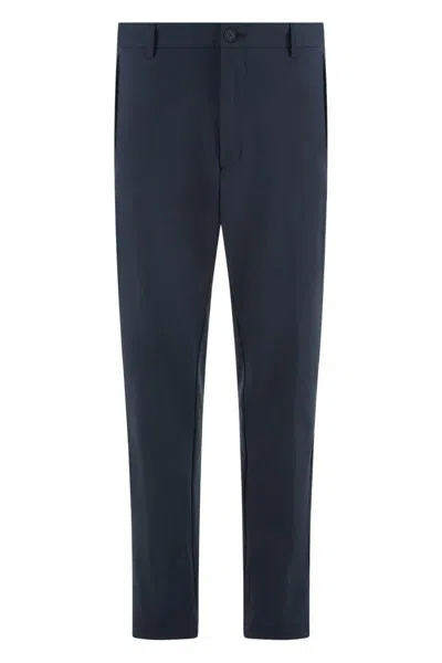 Hugo Boss Boss Technical Fabric Pants In Blue