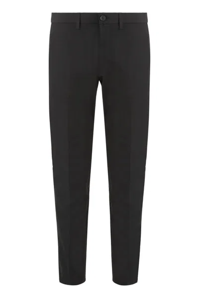 Hugo Boss Boss Technical Fabric Pants In Black