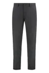 Hugo Boss Elastic Waistband Relaxed Fit Trousers In Black