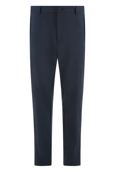 Hugo Boss Boss Technical Fabric Pants In Blue