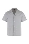Hugo Boss Boss Technical Fabric Shirt In Gray