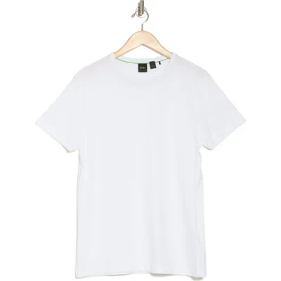 Hugo Boss Boss Teebo Cotton T-shirt In White