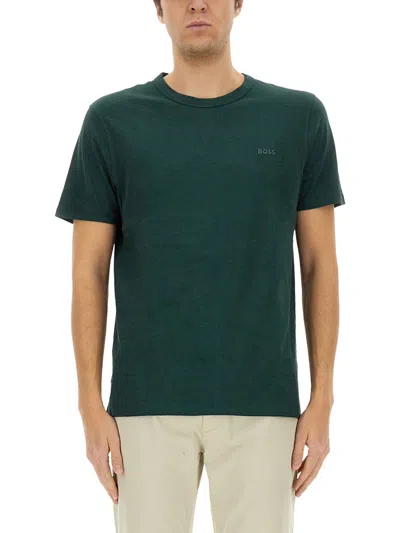 Hugo Boss Boss Tegood T-shirt In Green
