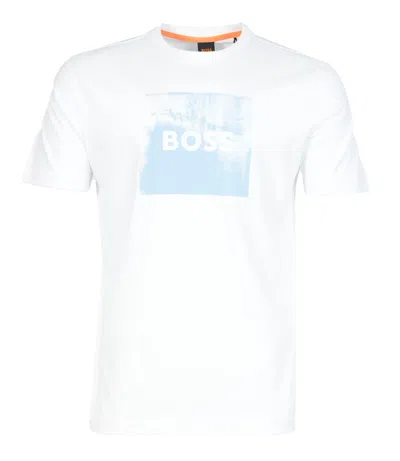 Hugo Boss Boss Tewheel T Shirt White