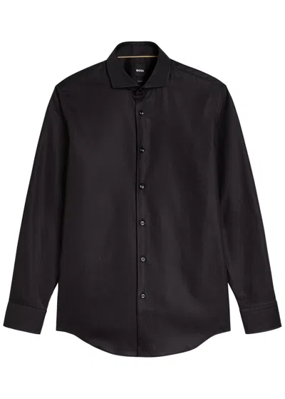 HUGO BOSS BOSS TEXTURED WOVEN SHIRT