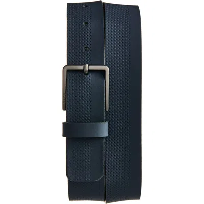 Hugo Boss Boss Ther Drill Belt In Nvy