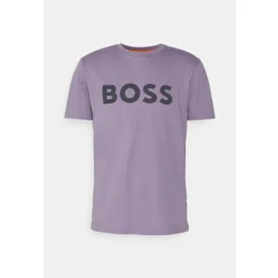 Hugo Boss Boss Thinking 1 Logo T In Purple
