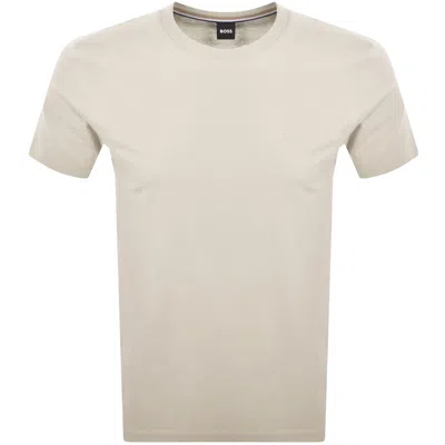 Hugo Boss Boss Thompson 01 T Shirt Cream In Neutral