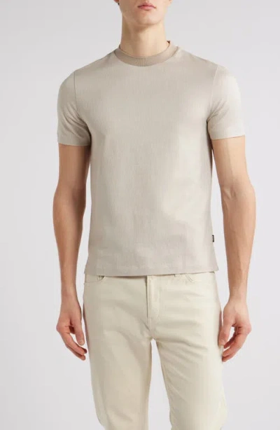 Hugo Boss Boss Thompson Cotton T-shirt In Light Beige