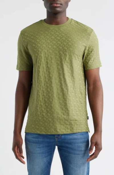 Hugo Boss Boss Thompson Logo Jacquard Cotton T-shirt