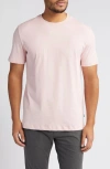 Hugo Boss Logo-print Cotton T-shirt In Pink