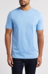 Hugo Boss Boss Thompson Solid T-shirt In Blue