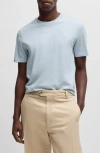 Hugo Boss Boss Thompson Solid T-shirt In Blue