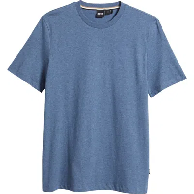 Hugo Boss Boss Thompson Solid T-shirt In Dusty Blue