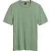 Hugo Boss Boss Thompson Solid T-shirt In Green Ii