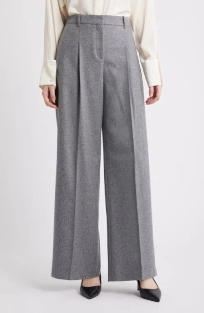 HUGO BOSS BOSS TIANA PLEAT WIDE LEG PANTS