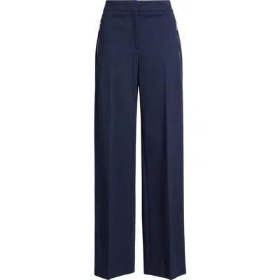 Hugo Boss Boss Tilda Pants In Clean Navy