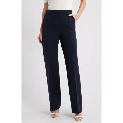 Hugo Boss Boss Tilepa Straight Leg Pants In Sky Captain