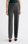 Hugo Boss Boss Tilepa Wool & Silk Blend Pants In Gray